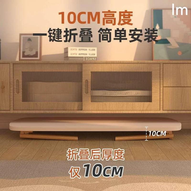 折叠茶几小户型客厅家用现代茶桌简约实木小桌子卧室网红简易新