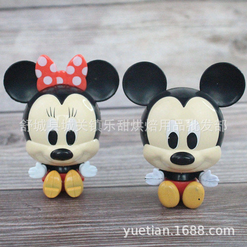 儿童蛋糕装饰米奇米妮摆件 网红2支装米老鼠可爱玩具配件,节庆用品/礼品,气球,淘宝优惠券,粉丝福利购,淘宝优惠卷