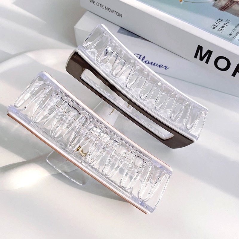 2026新款时尚鲨鱼夹字母造型发卡大号女士潮流波浪发饰盘发头饰,饰品/流行首饰/时尚饰品新,民族风发饰,淘宝优惠券,粉丝福利购,淘宝优惠卷