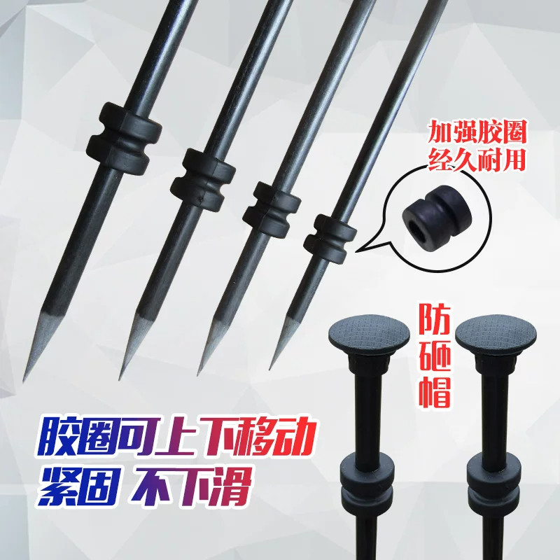 绝缘杆耐高压玻璃纤维地桩逆变器拉线柱防砸帽加厚圈围栏棍绝缘棒