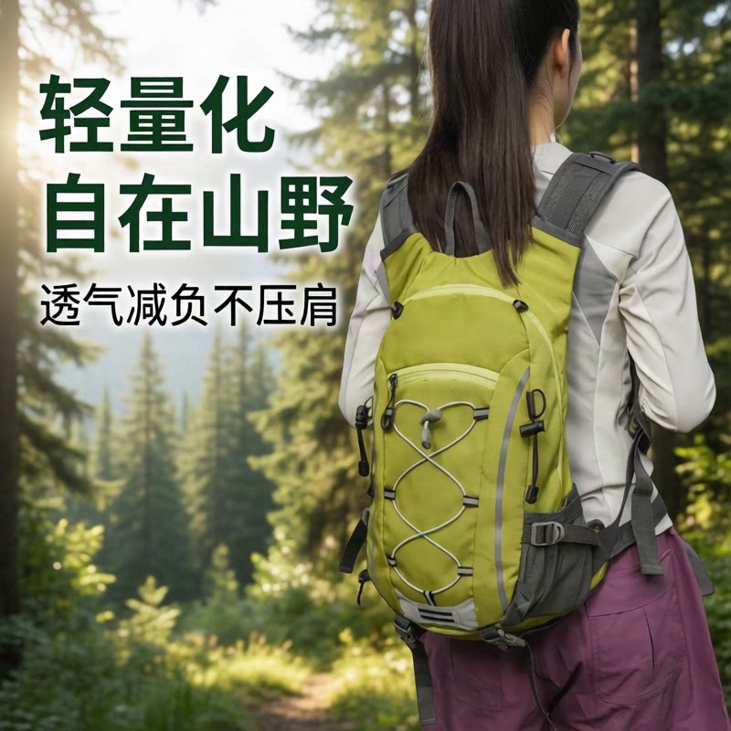 20升轻便防水登山双肩包
