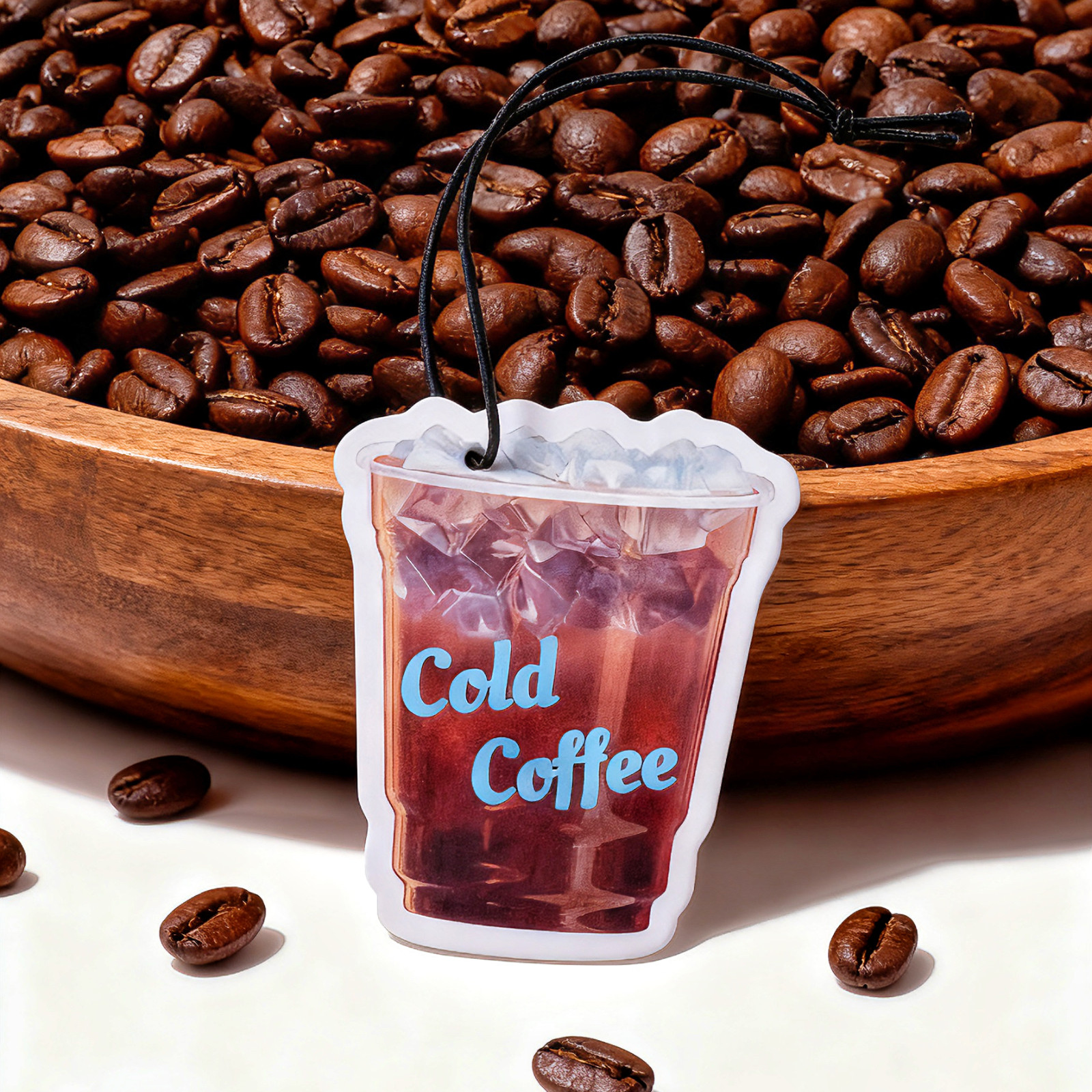 咖啡味香片原创车载香薰片汽车高级车挂香氛超持久留香除异味香薰