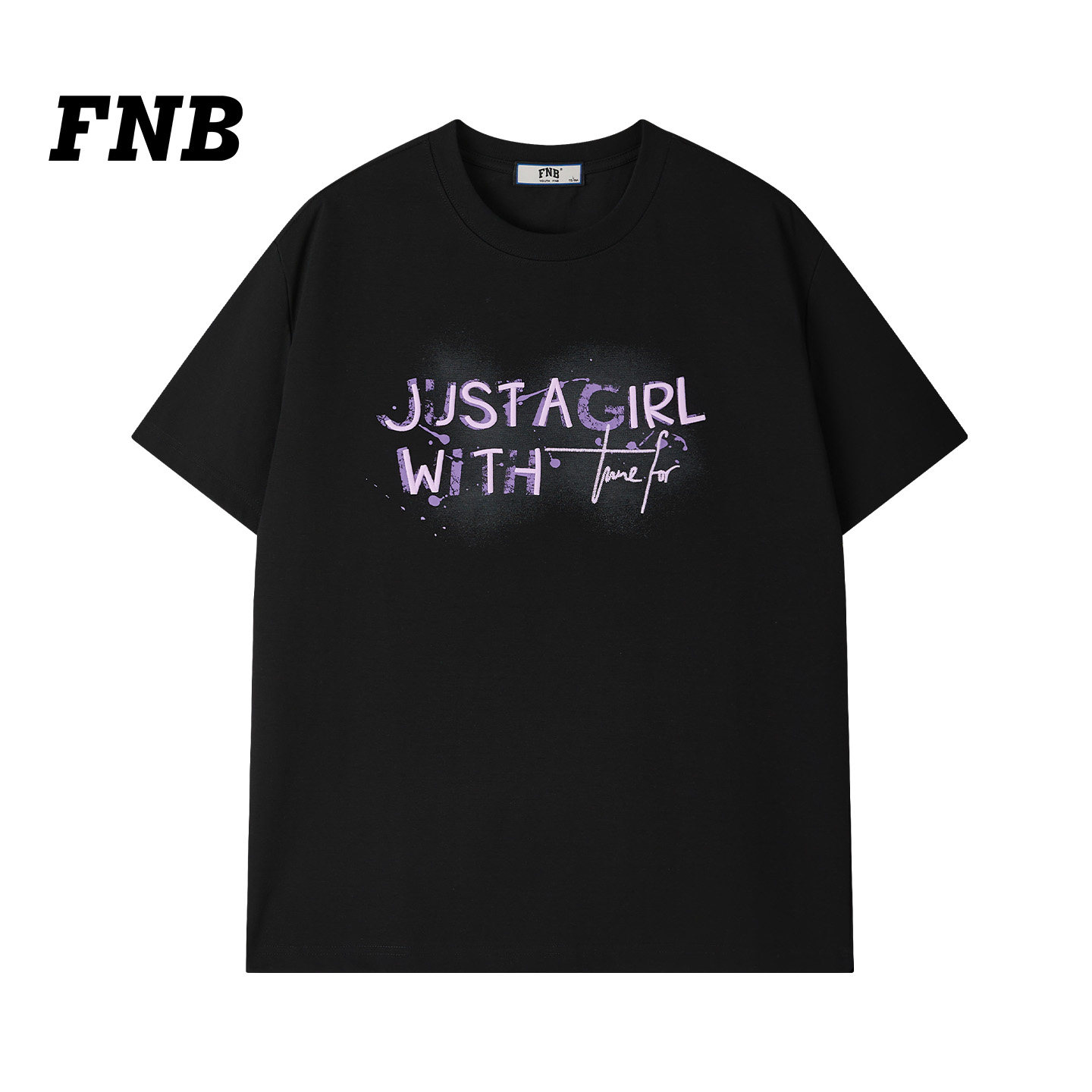 美国FNB潮牌26新款字母印花短袖T恤男女同款宽松街头风上衣