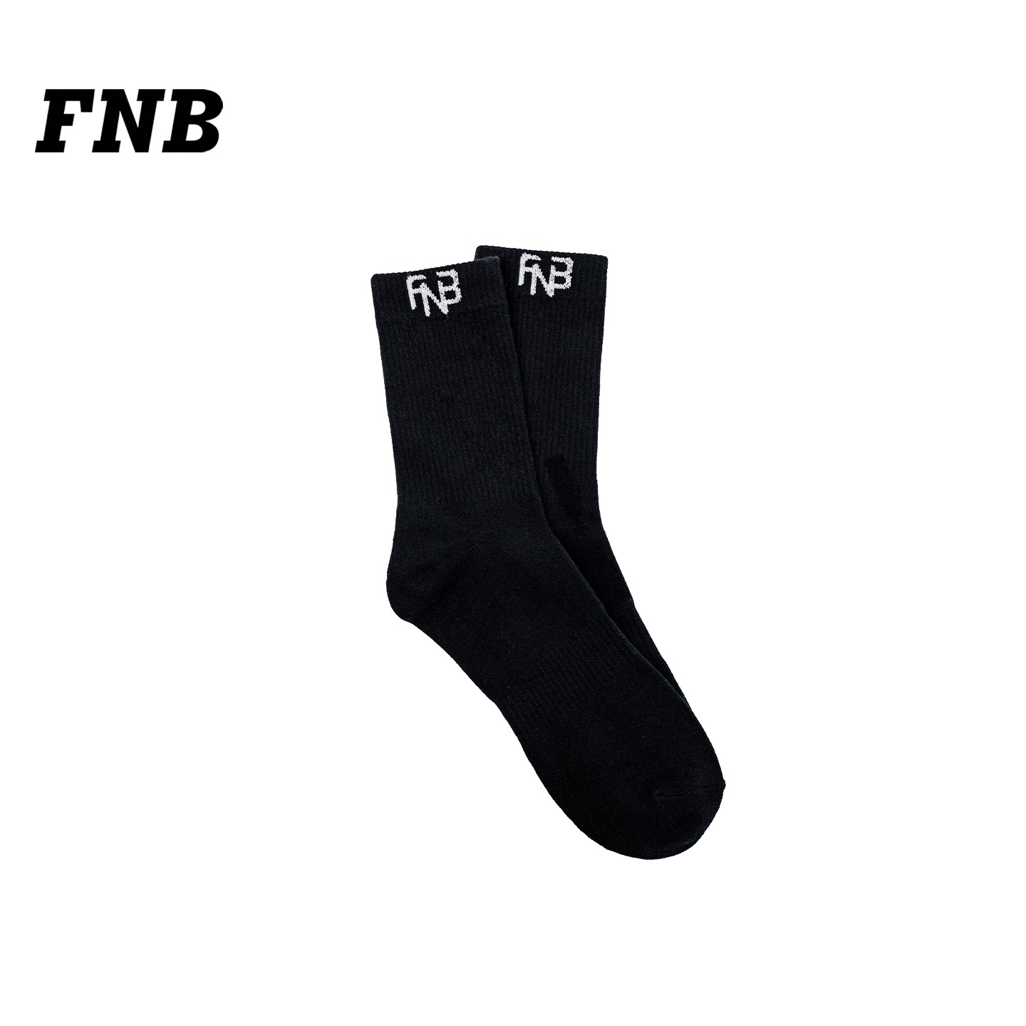 美国FNB字母中筒袜男女运动百搭