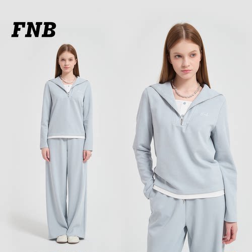 美国FNB卫衣女百搭宽松薄款外套