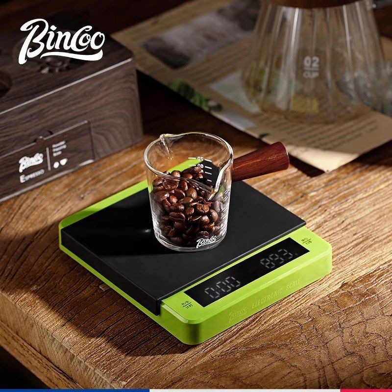 Bincoo咖啡电子秤意式咖啡豆称重专用秤智能计时手冲咖啡工具器具
