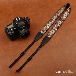 照相机抱婴袋 单眼数码 微单眼相机摄影肩带CAM8 in绣花民族风 cam