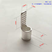 16方冷压式 小包装 C45 DZ47插针插片接线端子线耳线鼻紫铜焊口