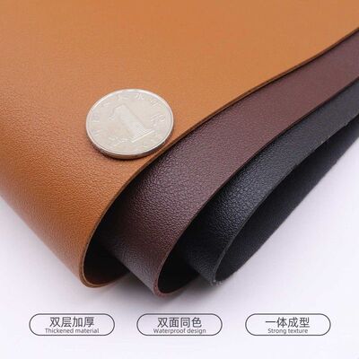 1.8mm加厚双面皮革面料手工diy皮料箱包皮带pu人造革防水仿真皮子