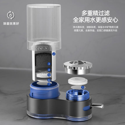 新款净水器水龙头过滤器家用直饮厨房自来水前置净化滤水器净水机
