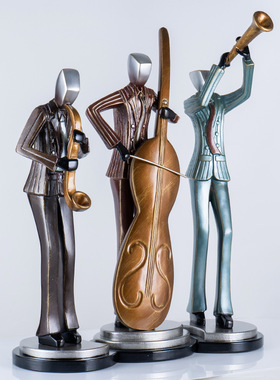 极速北欧a人物雕塑装饰品摆件现代简约和弦悦耳家居电视酒柜摆设