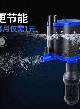极速220v打氧机设备三合一过滤泵顶80公分60Ocm鱼缸过滤器痒潜水