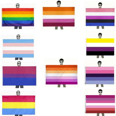 极速-Transfgender bisexual pan sexual lesbian Festival Flag