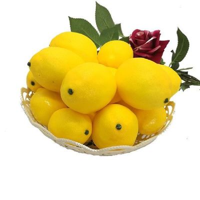 极速10Pcs Artificial Lemons FrBuits Plastic Simulation Fake