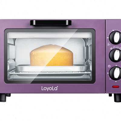 极速忠臣电烤箱家用小型烘焙多功能全F自动迷你烤箱15升大容量立