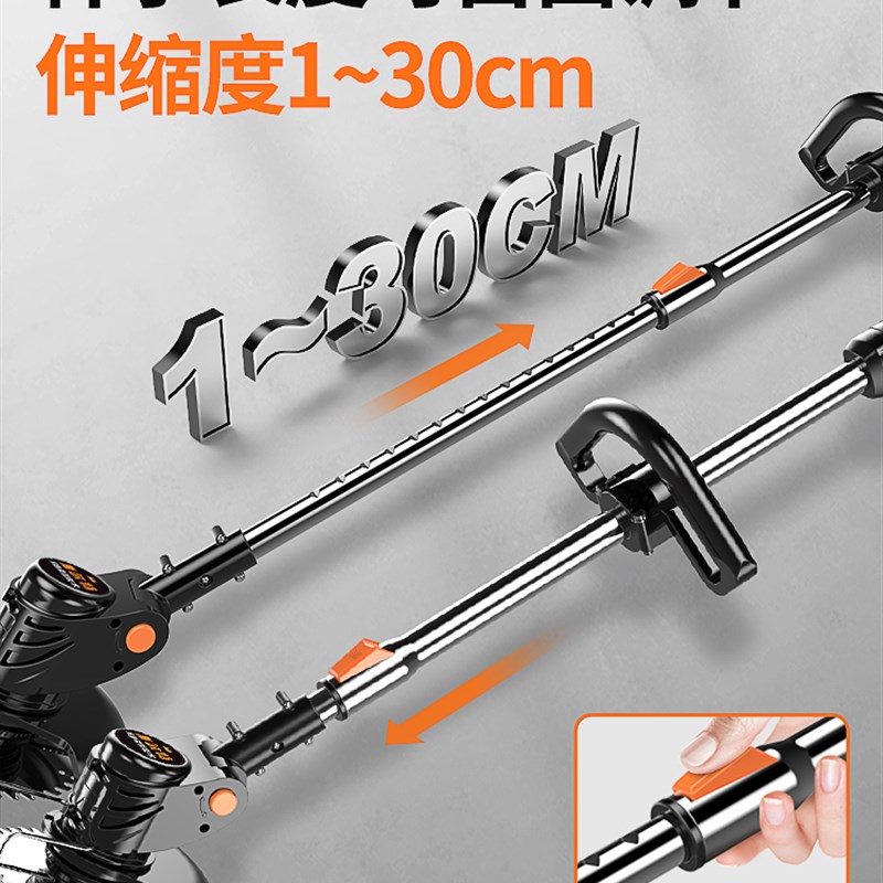 极速电动割草机小型家用除草机充电式草坪机手R持农用锂电多功能