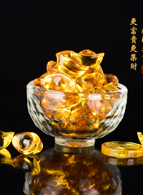 极速七彩供水杯琉璃碗供碗t白水晶供水的杯子透明玻璃碗圣水杯元
