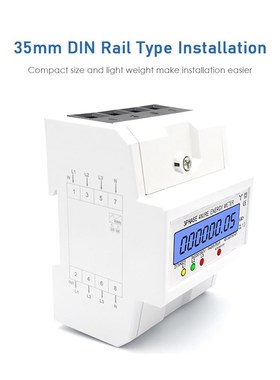 极速3 Phase 4 Wire Energty Meter 220/380V 5-80A Energy Consu