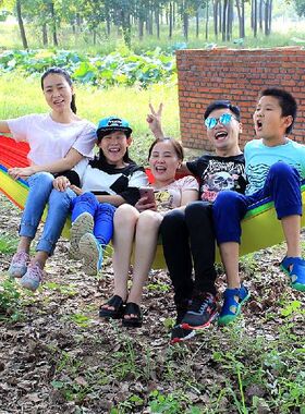 极速Oversize Durable 210T Rainbow Hammock NylSon Parachute