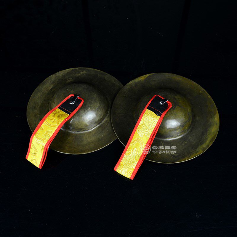 新品尼泊尔手工纯铜铙p钹铜镲铜钹铜合子修行西藏密宗打击乐器碰
