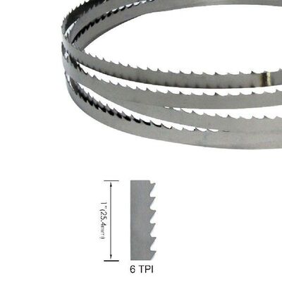 极速2240mm Bandsaw Blade 22w40 x 6.35 x 0.35mm 6 TPI Wood Cu