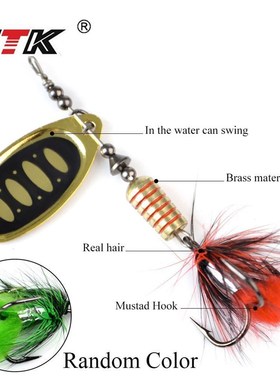 极速FTK Metal Fishinog Lure Spinner Bait 7.5g 12g 17.5g Hard