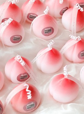 极速Hand gift aromatherrapy candle peach candle handmade fru