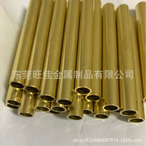 新品H65黄铜毛细管 空心t薄壁管 加工 精切H62铜管 套管规格齐全