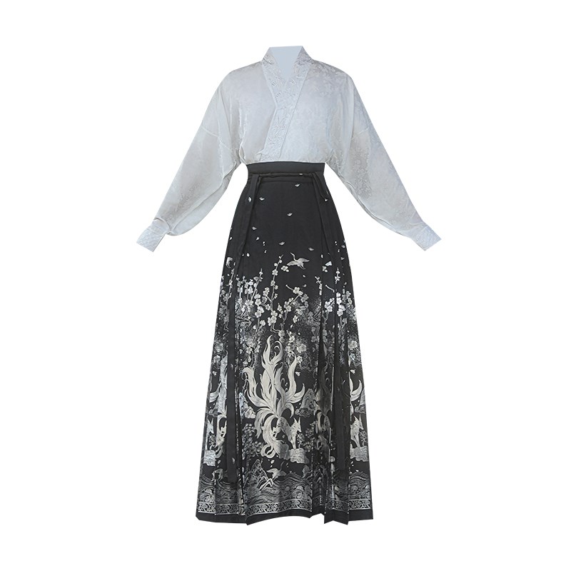 大码汉服成人古风上衣配马面裙男款男士汉服中国风新中式国风套装