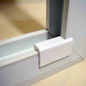 10只88型塑钢窗户防撞块加厚尼龙塑料推拉门窗防夹手限位块轨道垫