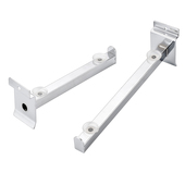 槽板玻璃托臂隔板托架超市货架加厚槽板托架带挡口防滑落层板托架