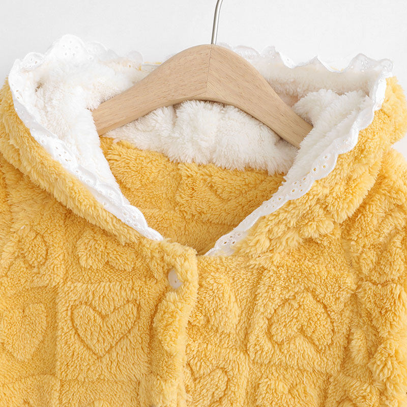 冬天法兰绒睡袍女士睡衣浴袍秋冬季长版加厚加绒珊瑚绒睡裙家居服