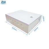 大号 300挂墙式 明装 塑料弱电箱家用布线箱信息箱多媒体集线箱400