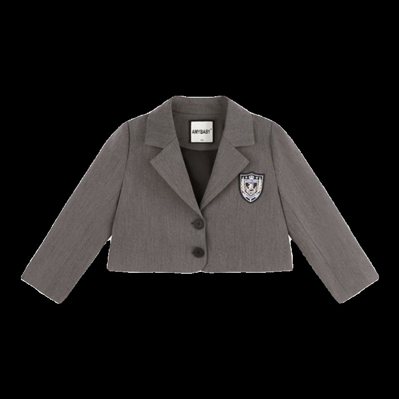 2024秋季新款学院风潮女童jk套装制服长袖洋气西装三件套百褶半裙