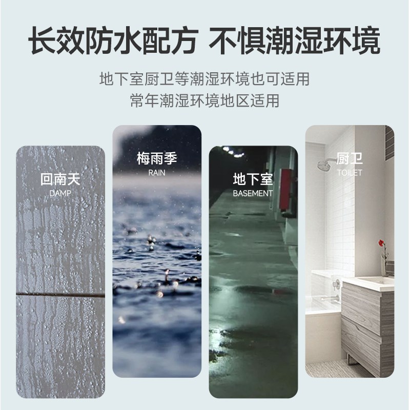 防霉补墙膏墙面修补膏白色防水防潮墙体修复内墙裂缝腻子粉家用