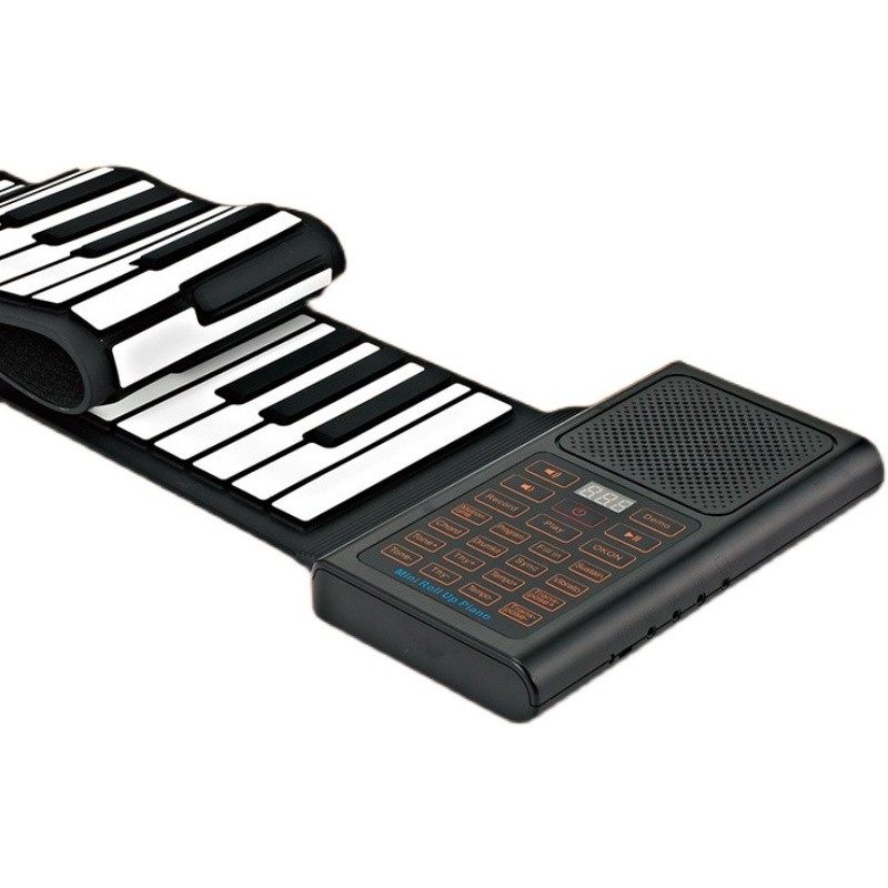 手卷电子钢琴88键键盘便携式多功能智能折叠简易软初学者家用入门