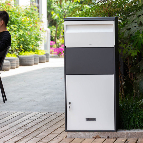 门口快递柜自提柜家用个人信报箱投放鞋盒收纳包裹箱单位壁挂邮筒