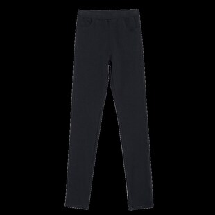 内搭裤女外穿加长2025新款高腰弹力春秋薄款紧身铅笔小脚黑色裤子