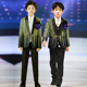 旦主持人小礼服英伦小男孩模特走秀钢琴演出服 男童元 儿童西装 套装