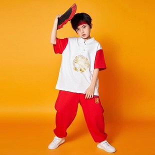 本草纲目舞蹈服幼儿园新中式古风爵士青春活力表演服儿童演出服装