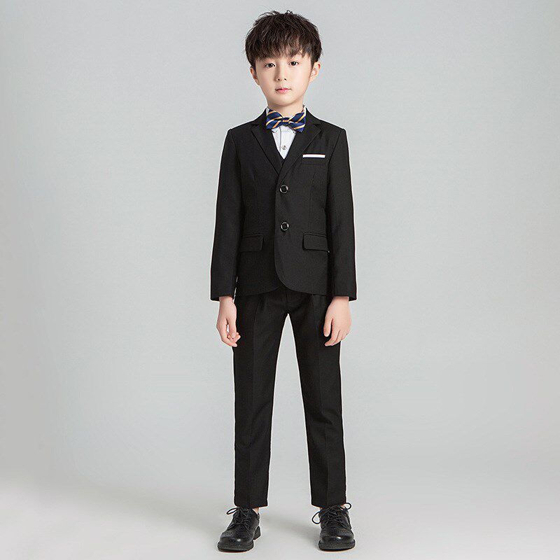 男童西装套装走秀钢琴演奏休闲花童儿童礼服英伦风小主持人正装