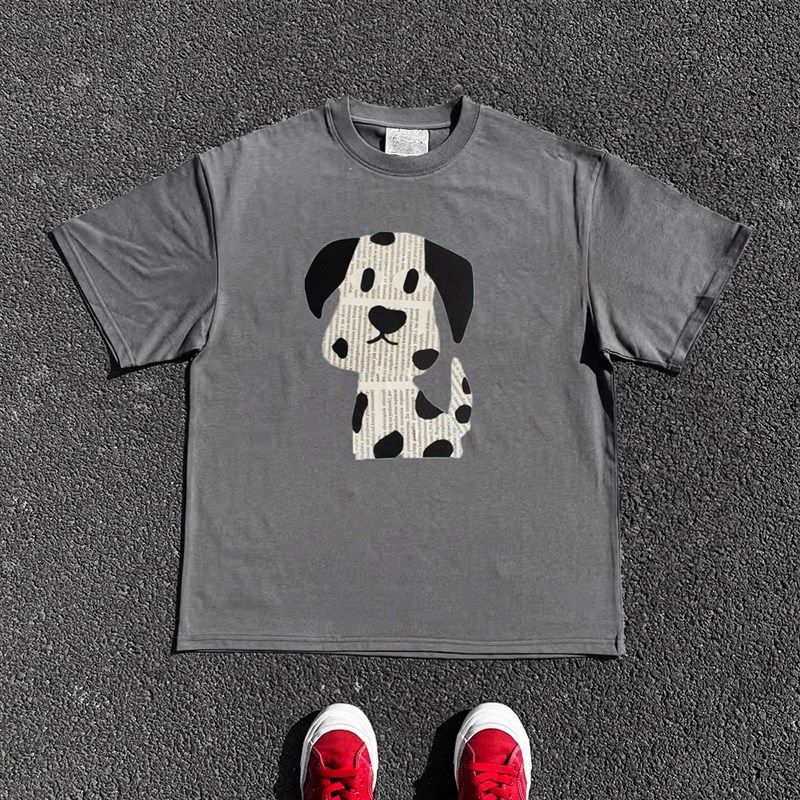王有病工作室 10年老店!透气!海报斑点狗情侣装趣味男女短袖T恤,男装,时尚防晒服,淘宝优惠券,粉丝福利购,淘宝优惠卷