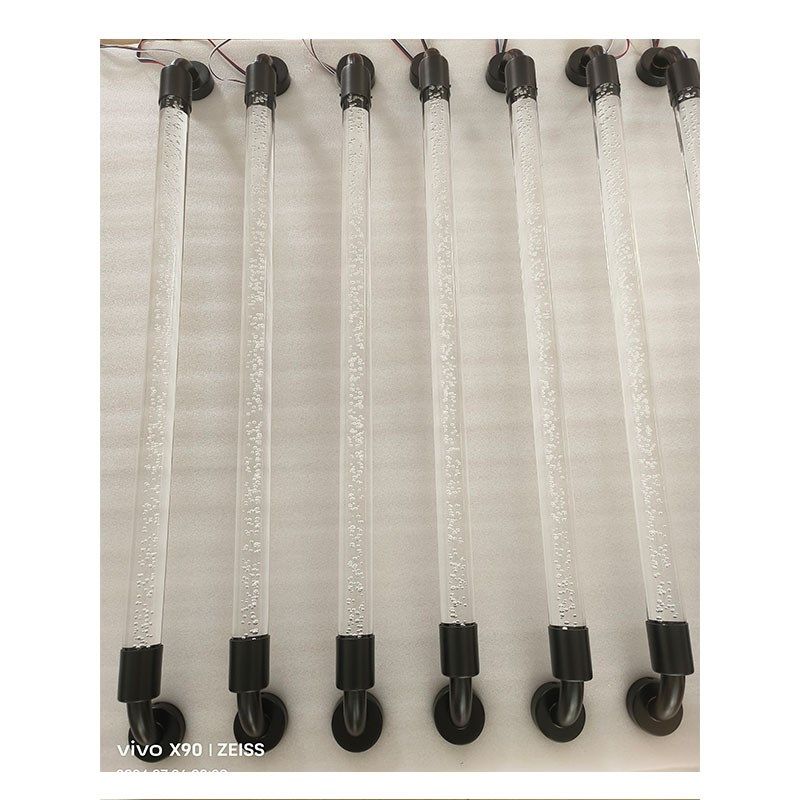 酒吧KTV酒店大堂led水晶气泡柱单色幻彩编程装饰氛围导光灯管