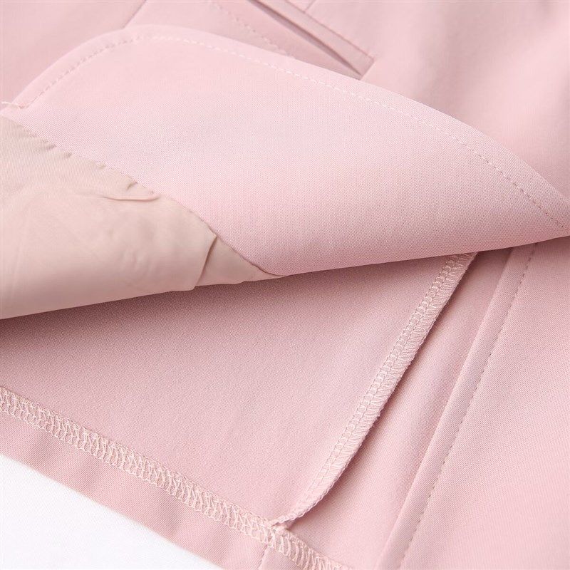 2024年夏季薄款七分袖宽松小西装外套女设计感显瘦大码西服上衣