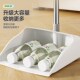 巴瑟扫把簸箕套装 家用不沾头发扫帚垃圾铲软毛笤帚不锈钢加厚耐用