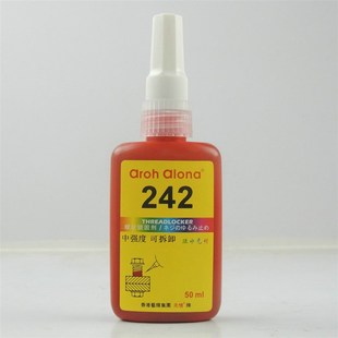 包邮无情牌242胶水螺纹锁固剂可拆卸螺丝胶防松厌氧胶中强度蓝色