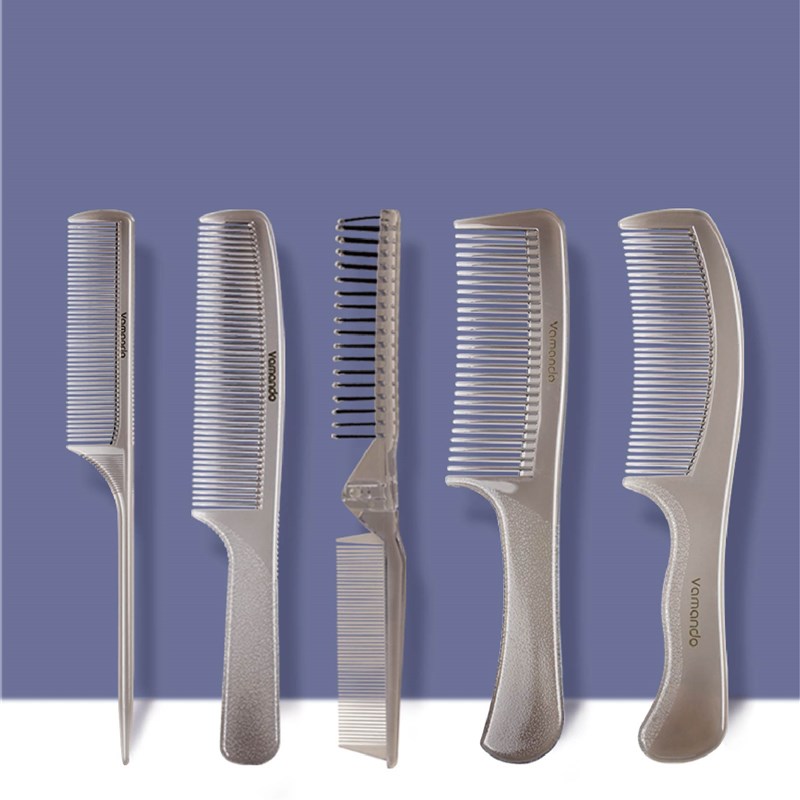 花漫多梳子女家用防静电细齿密梳耐用塑料不易断坚尾梳细梳子宽齿