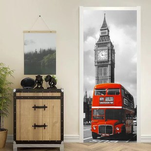 欧式衣柜门贴纸卧室玻璃卫生间遮丑贴画入户柜子翻新整张装饰壁纸