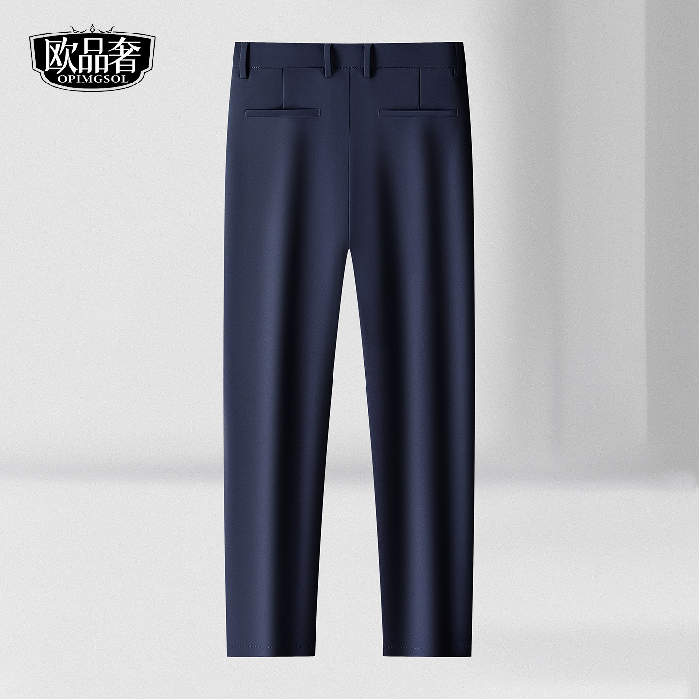 【免烫】高端休闲西裤男士春中厚直筒长裤子2026新款通勤百搭男裤