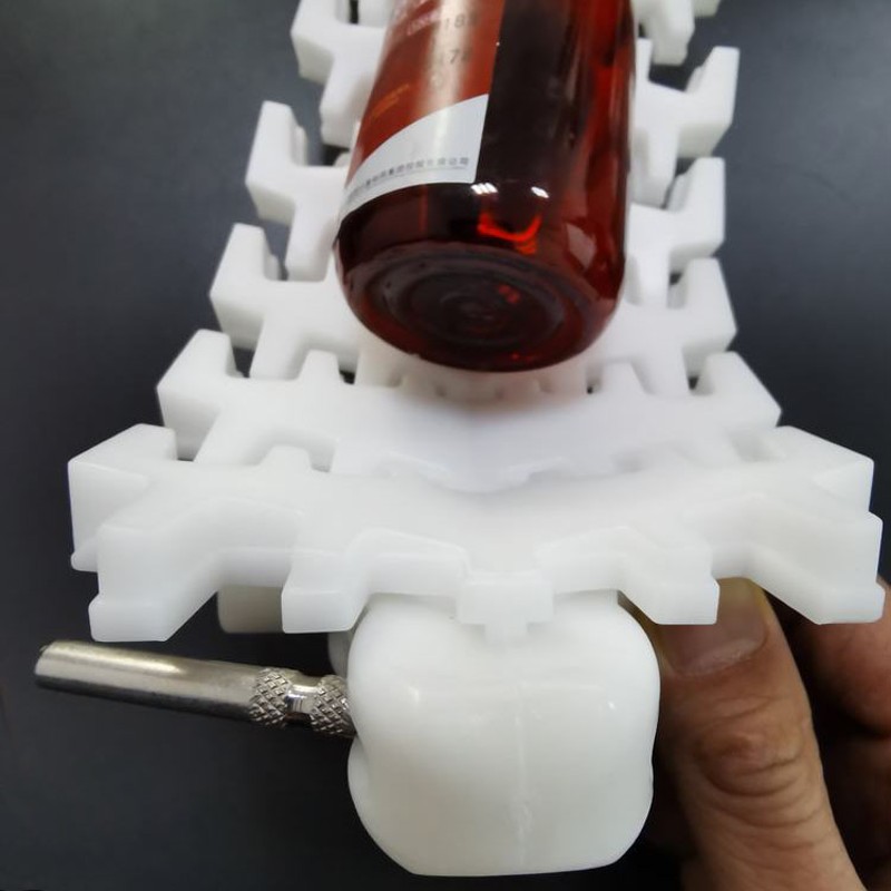 Flex63柔性V型链板齿形平板v链齿形44/63/83/103V形圆柱输送链板